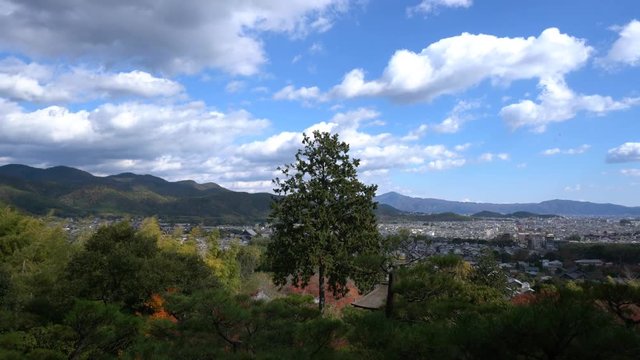 Beautiful fall color of Jojakko-Ji, Kyoto, Japan