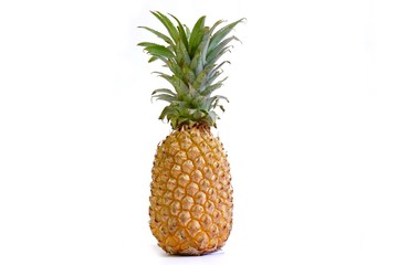 Pineapple isolated on white background 