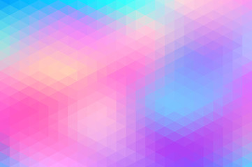 Polygonal background. Vibrant gradient