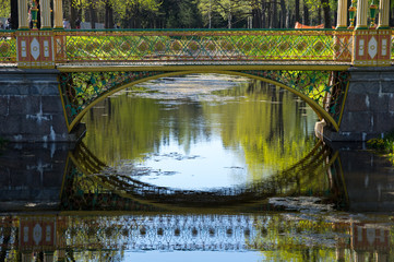 Bridge across canal in Alexander's park