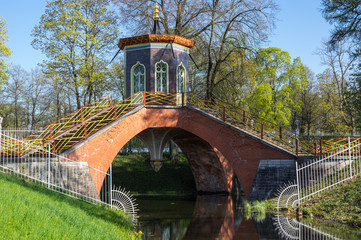 Bridge across canal in Alexander's park