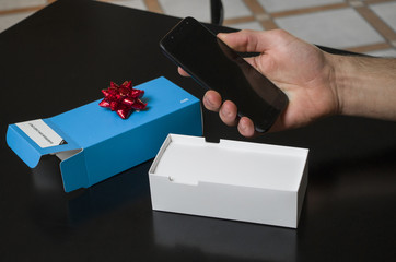 A smartphone as gift