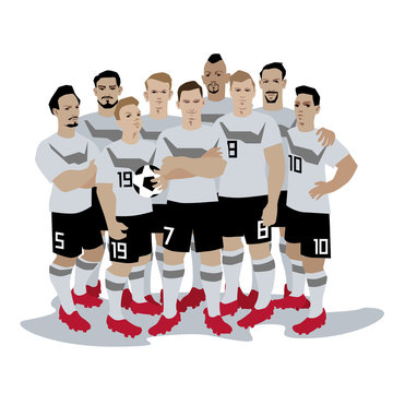 Germany Soccer / Football team players