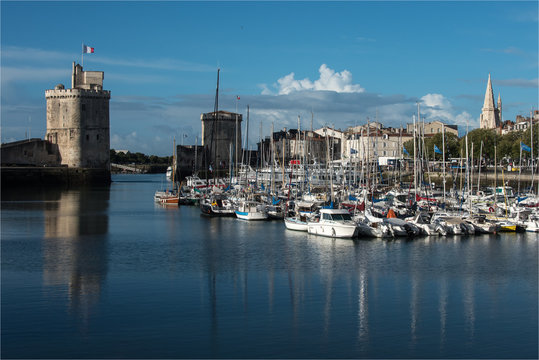 Port de La Rochelle en Charente Maririme enFrance
