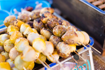 Duck embryo egg skewer