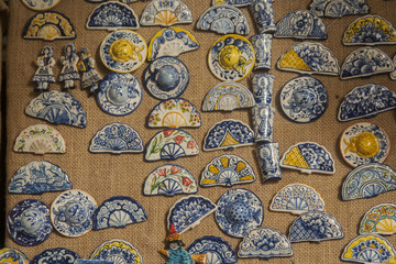 artistic tile from Talavera de la Reina, Toledo
