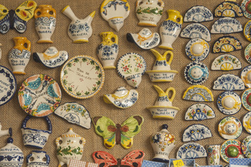 artistic tile from Talavera de la Reina, Toledo
