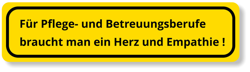 Pflegeberufe Herz und Empathie