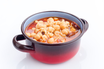 real homemade chickpea stew