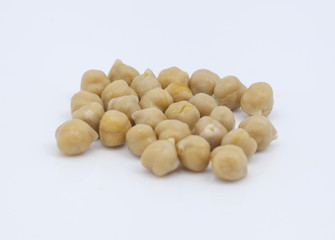 white beans isolated