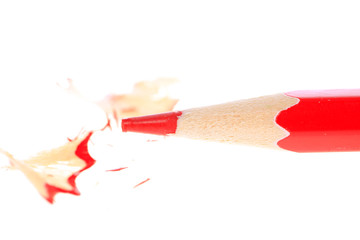 Color pencil, close-up shot