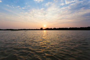 Sundown from Pantanal, Brazil