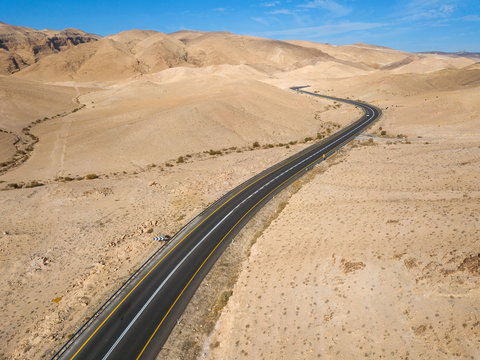 Desert landscape - Aerial image
