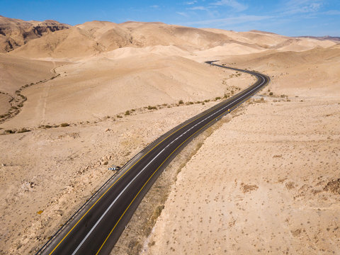 Desert landscape - Aerial image