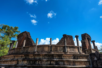 Ruins of Vatadage in Polonnaruwa
