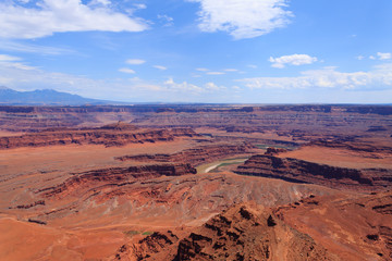 Utah panorama. Colorado river canyon.