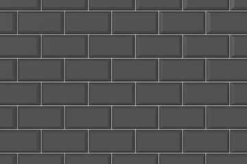 Modern brick wall. 3D rendering.