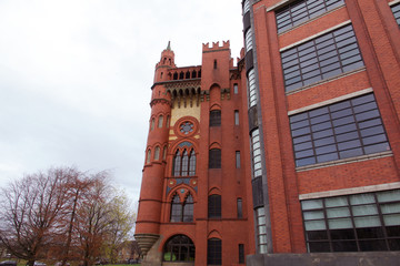Obraz premium : The restored Templeton’s carpet factory at Glasgow Green.