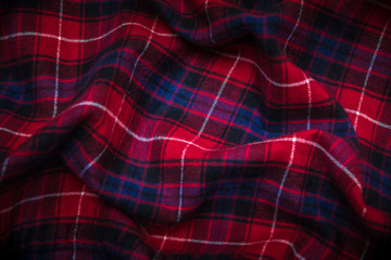 Close-up background of plaid