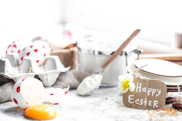 easter cooking still life