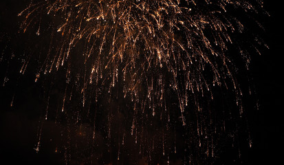 Firework holiday background.