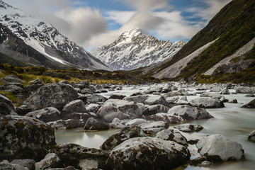 Mt Cook in New Zealand - Long Exposure
