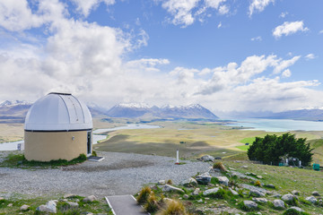 Observatory at Mt. John University in Tekapo New Zealand