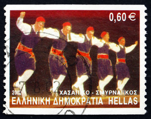 Postage stamp Greece 2002 Hassapiko, Greek dance