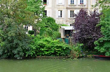 Metz, France - july 25 2016 : picturesque old city in summer