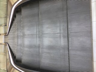 metal escalator