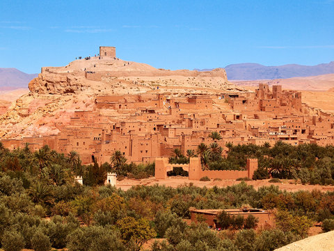 Aït Benhaddou - Ouarzazate the fortified village between the Sahara and Marrakech -UNESCO World Heritage Site