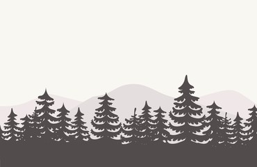 Fototapeta premium forest background vector.
