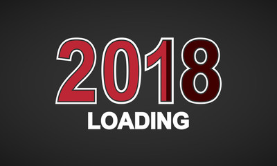 2018 loading - Rot/ Schwarz