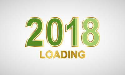 2018 loading - Gold/ Grün