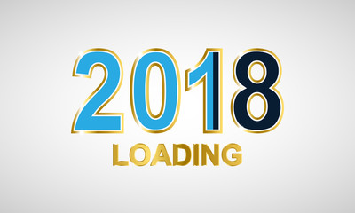2018 loading - Gold/ Blau