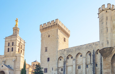 Architectures and monuments of Avignon