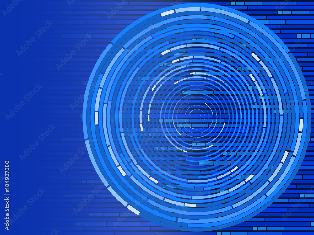 Poster Abstract background wiht lines and circle element vector illustration eps10