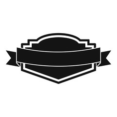 Badge label icon. Simple illustration of badge label vector icon for web