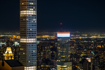 New York by night