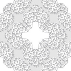 Elegant seamless lace pattern. Openwork background. Vector Illustration
