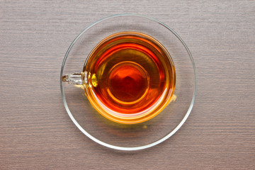 A cup of tea on the table