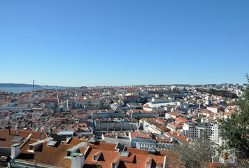 Fototapeta na wymiar City view lisbon 