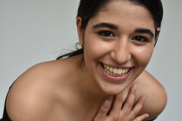 Hispanic Girl Smiling