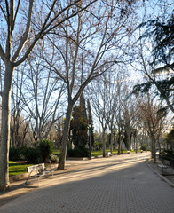 The temple of debod park 
