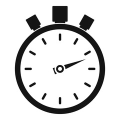 Stopwatch modern icon. Simple illustration of stopwatch modern vector icon for web