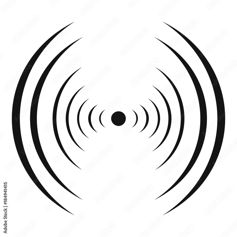 Poster equalizer abstract icon. simple illustration of equalizer abstract vector icon for web