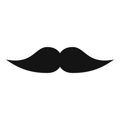 Movie whiskers icon. Simple illustration of movie whiskers vector icon for web