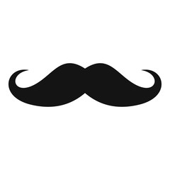 Italy mustache icon. Simple illustration of italy mustache vector icon for web