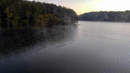 Pretty morning lake