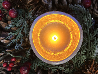 Christmas candle